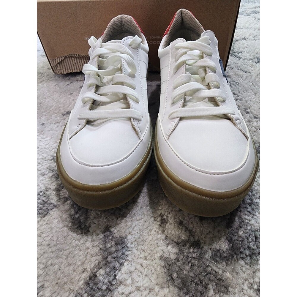 Dr. Scholl's Size 6.5M Madison Lace Womens Fashion Sneakers White Nylon - Picture 4 of 9